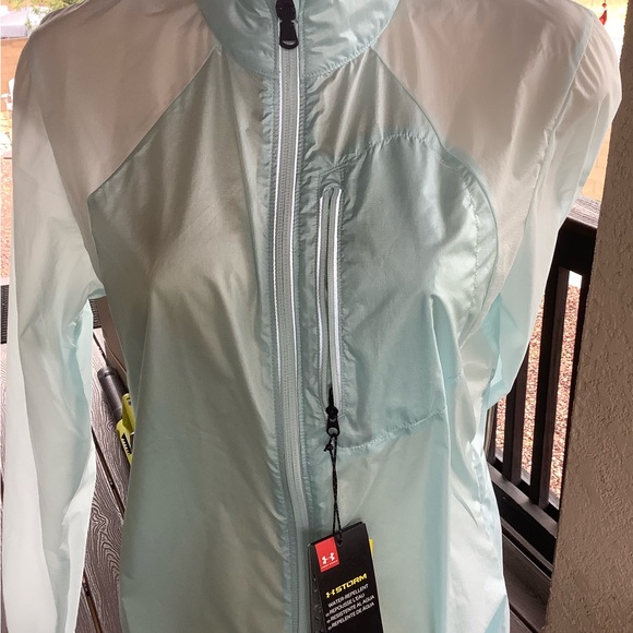 🩵 NEW🩵Under Armour Run 🏃‍♀️ Impasse Windbreaker Jacket - Picture 5 of 15